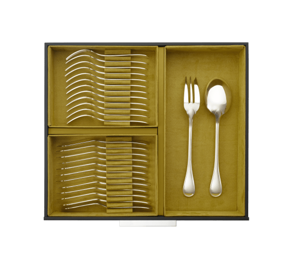 110-Piece Stainless Steel Flatware Set with chest